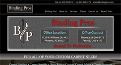 Desktop Screenshot of bindingpros.com